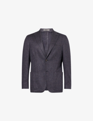 CORNELIANI: Whisper Single-Breasted Silk-Cashmere Blend Jacket