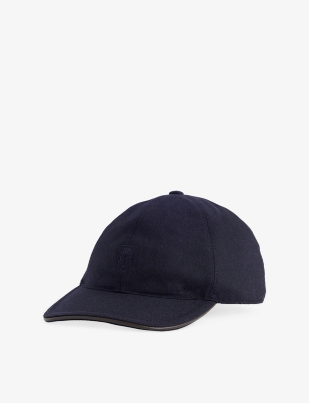 Logo-Embroidered Wool and Cashmere-Blend Baseball Cap