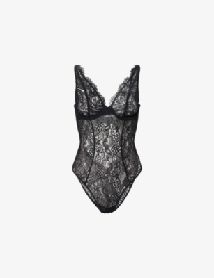 SAVAGE X FENTY: Romantic Corded Underwired Lace Teddy
