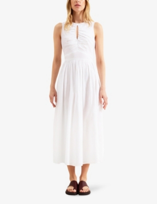 RO&ZO: Sleeveless Side-Pocket Cotton Dress