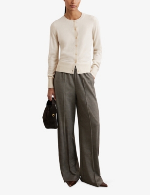 REISS: Rima Slim-Fit Wool And Cashmere-Blend Cardigan