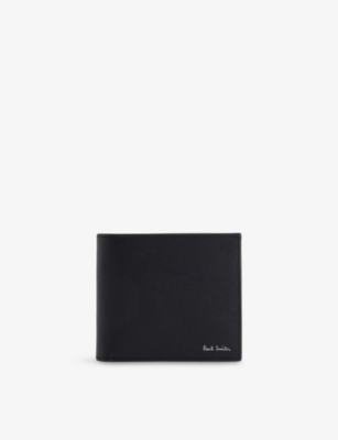 PAUL SMITH: Billfold Foiled-Branding Leather Wallet