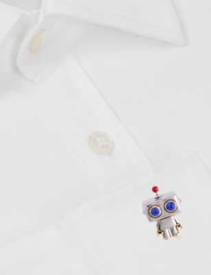 PAUL SMITH: Robot Copper And Zinc Cufflinks