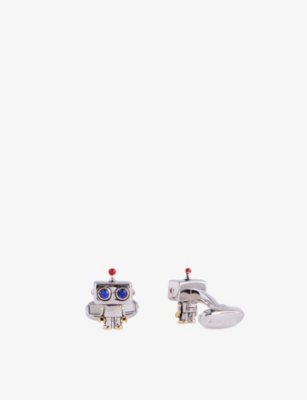 PAUL SMITH: Robot Copper And Zinc Cufflinks