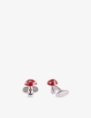 PAUL SMITH: Toadstool Copper And Zinc Cufflinks