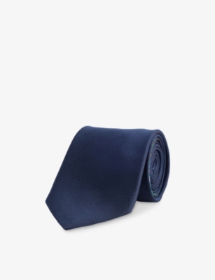 PAUL SMITH: Jacquard-Flower Silk Tie