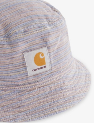 CARHARTT WIP: Gellar Striped Cotton Bucket Hat