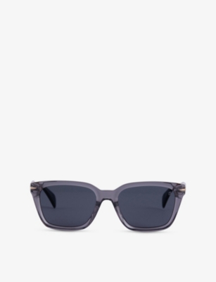 EYEWEAR BY DAVID BECKHAM: 1140/S Rectangle-Frame Acetate Sunglasses