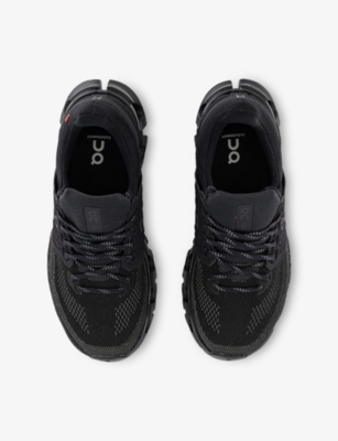 On Womens Black Rock F Cloudswift 4 Mesh And Shell Low-top Trainers