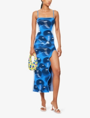 PH5: Iris Shoulder-Straps Stretch-Woven Maxi Dress