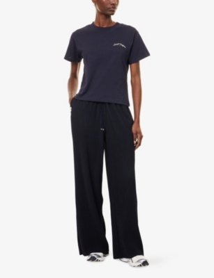 THE COUTURE CLUB: St Tropez Round-Neck Cotton-Jersey T-Shirt