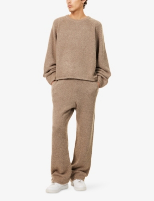 THE COUTURE CLUB: Boucle Raglan-Sleeve Knitted Jumper