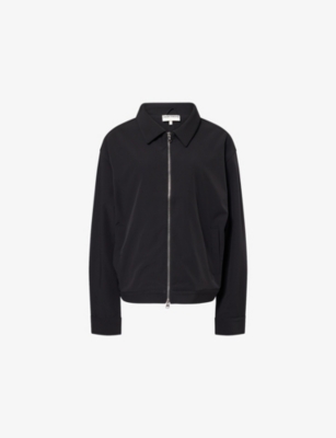 The Couture Club Mens Technical Long-sleeve Woven Jacket Black Xl In Black