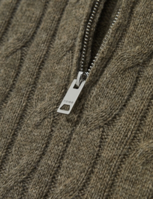 REISS: Clovelly Half-Zip Knitted Jumper 3-9 Years