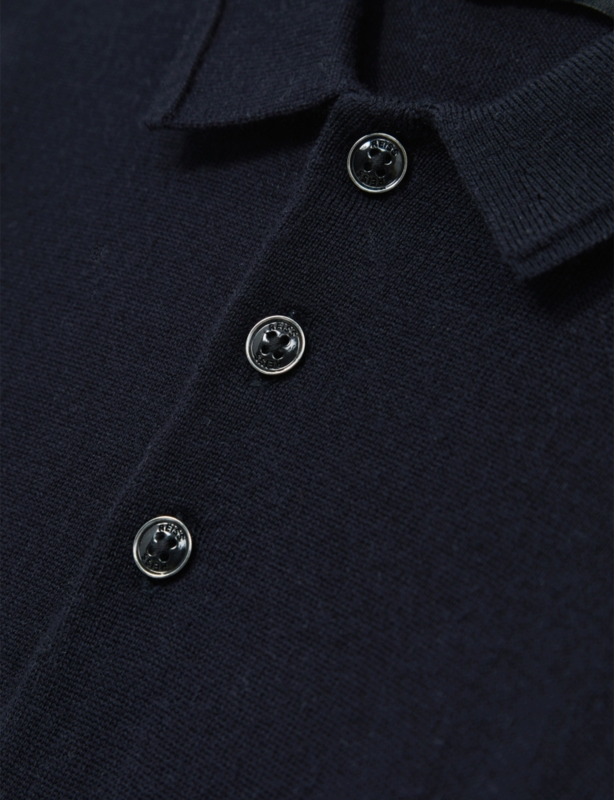 Trafford Half-Button Wool Polo Shirt 3-9 Years