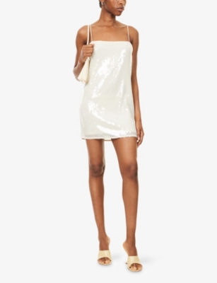 ROTATE BIRGER CHRISTENSEN: Kirana Sequin-Embellished Mini Dress