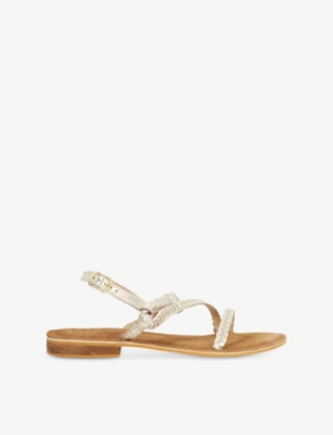 DUNE: Liller Leather Sandals