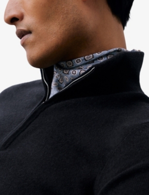 REISS: Reiss x Atelier Royal Half-Zip Cashmere Jumper