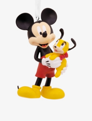 SELFRIDGES EDIT: Mickey Holding Puppy Christmas Decoration