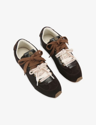 KURT GEIGER LONDON: Islington Suede Trainers