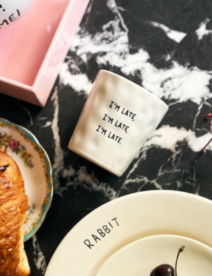 ANNA + NINA: I'm Late Coffee Stoneware Cup