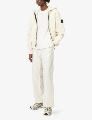 STONE ISLAND: Hooded Regular-Fit Cotton Jacket