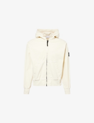 STONE ISLAND: Hooded Regular-Fit Cotton Jacket