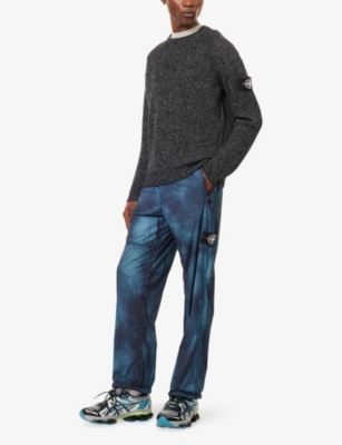 STONE ISLAND: Skin Touch Corrosion Shell Trousers