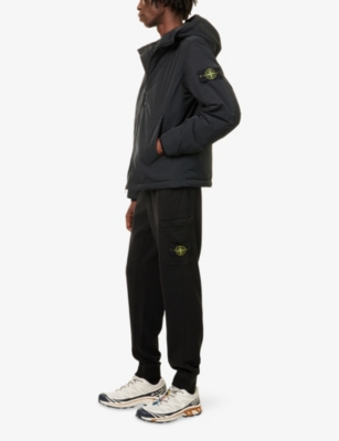 STONE ISLAND: Micro Twill Logo-Patch Shell Jacket