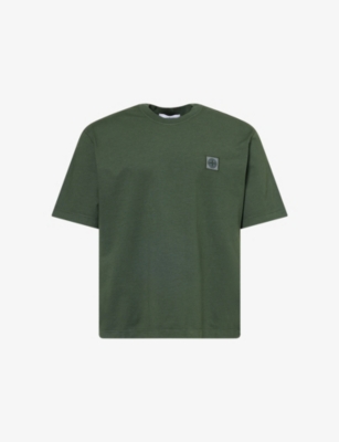 STONE ISLAND: Small-Badge Combed Cotton-Jersey T-Shirt