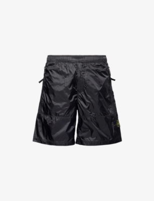 STONE ISLAND: Ripstop Light Logo-Patch Shell Shorts