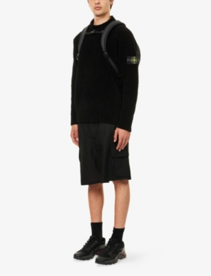 STONE ISLAND: Chenille Crewneck Cotton-Knit Jumper