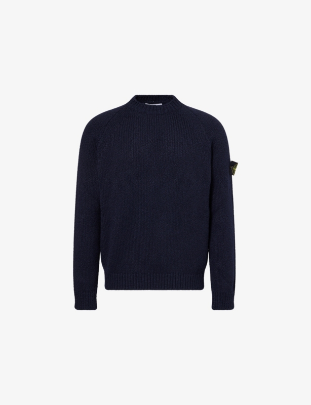 Crewneck Relaxed-Fit Knitted Jumper
