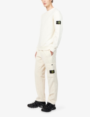STONE ISLAND: Compass Badge Straight-Leg Corduroy Trousers
