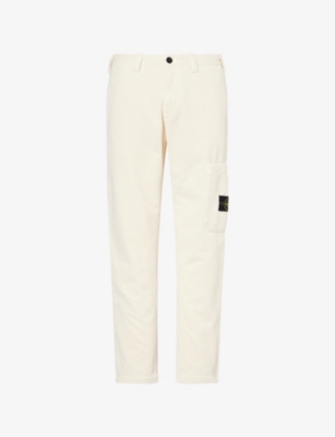 STONE ISLAND: Compass Badge Straight-Leg Corduroy Trousers
