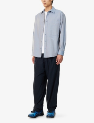 STONE ISLAND: Oxford Marina Relaxed-Fit Cotton-Poplin Shirt