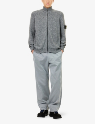 STONE ISLAND: Gabardine Marina Belted Woven Trousers