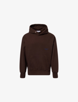 STONE ISLAND: Marina Embroider-Text Cotton-Jersey Hoody