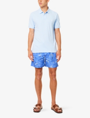 POLO RALPH LAUREN: Traveller Logo-Embroidery Swim Trunks