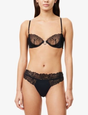 CALVIN KLEIN: Geo Wired Lace Balconette