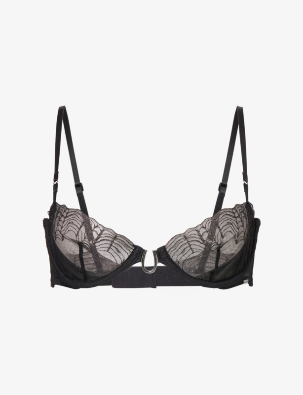 Geo Wired Lace Balconette