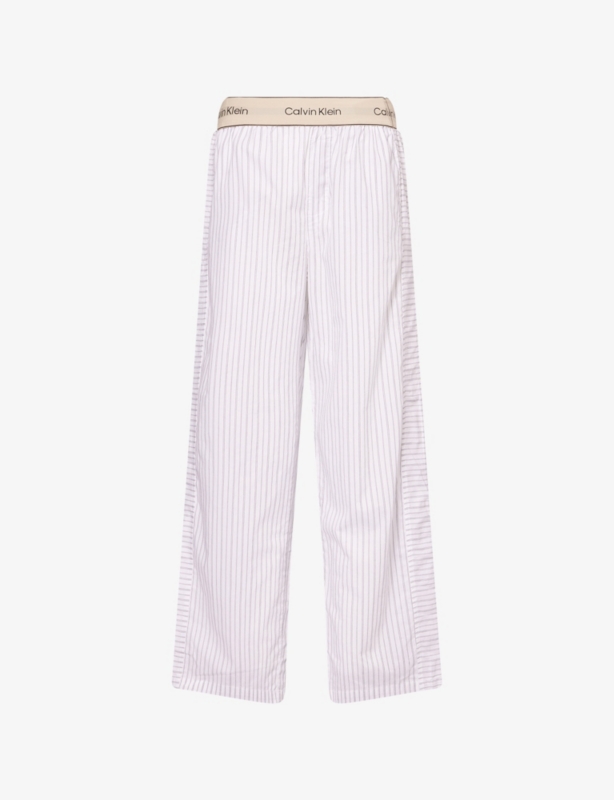 Logo-Waistband Cotton-Poplin Pyjama Bottoms