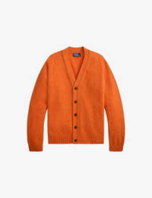 POLO RALPH LAUREN: V-Neck Knitted Wool Cardigan