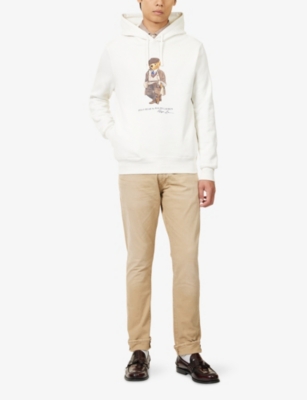 POLO RALPH LAUREN: Bear Graphic-Print Relaxed-Fit Cotton-Jersey Hoody