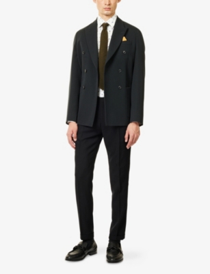 PAUL SMITH: Floral Graphic-Print Long-Sleeve Cotton Shirt