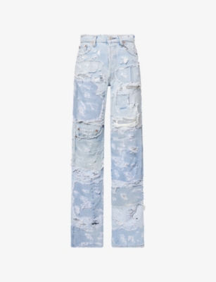 JEAN VINTAGE: Sample Deconstructed Denim Jeans