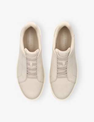 COLE HAAN: GrandPrø Luxe Leather Low-Top Trainers