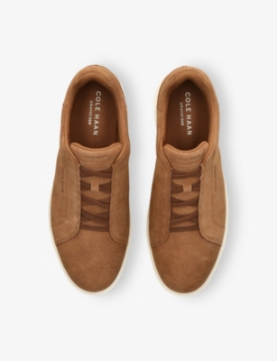 COLE HAAN: GrandPrø Luxe Suede Low-Top Trainers
