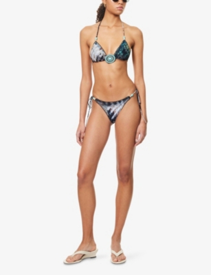 Jaded London Womens Azariah Ties-side Bikini Bottoms Multi In Multi