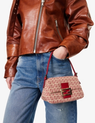 RESELFRIDGES: Pre-Loved Fendi Canvas Baguette Bag
